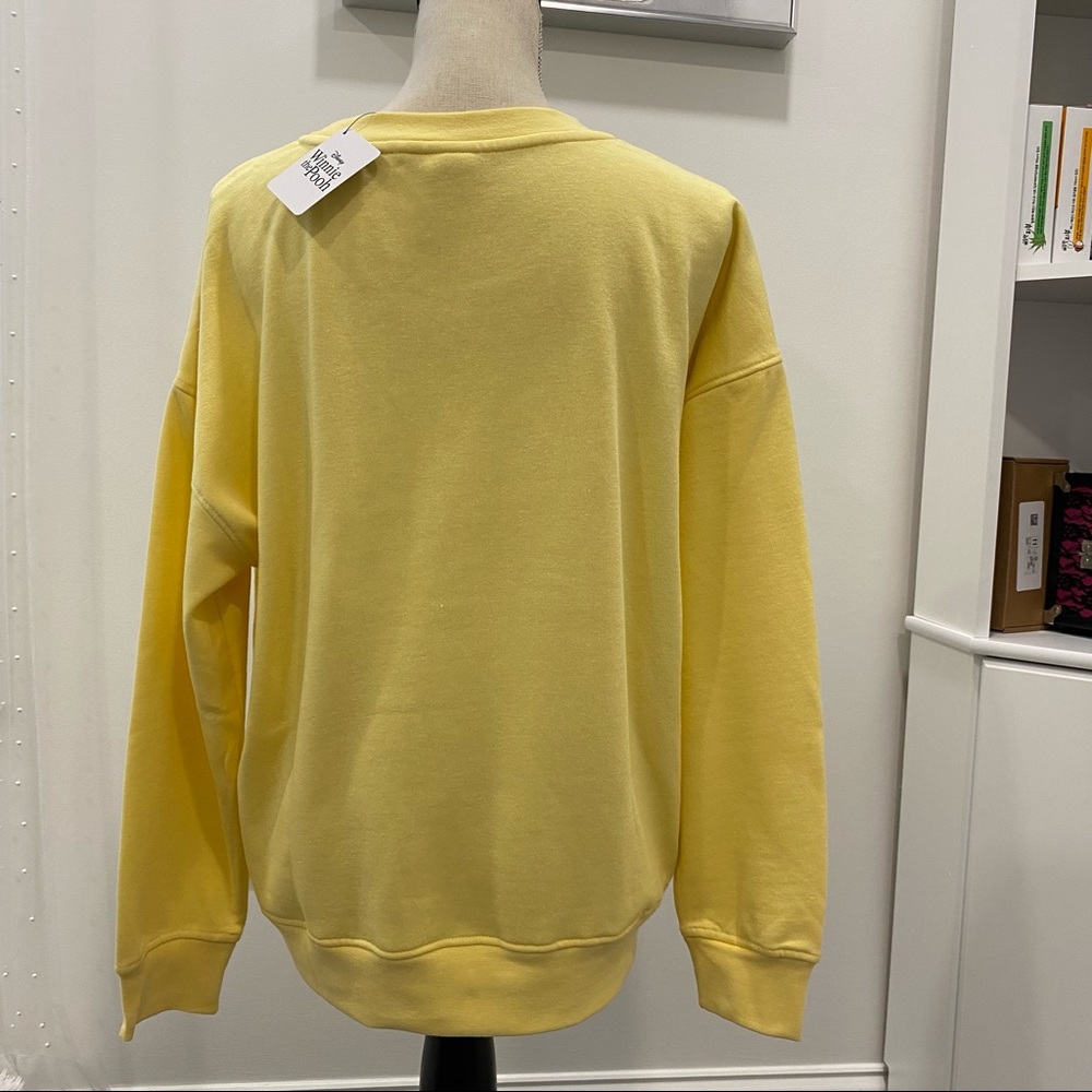 Disney Winnie the Pooh Sweatshirt Top Crewneck Long Sleeve Shirt Soft Fleece - Picture 10 of 13